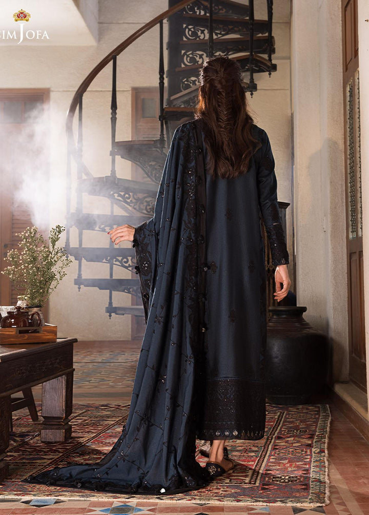 The Syra Edit by Asim Jofa Embroidered  Suits Unstitched 3 Piece AJ22SE AJK-13 - Winter Collection