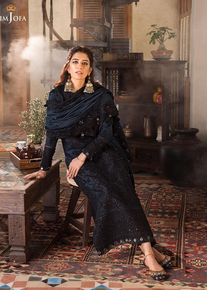 The Syra Edit by Asim Jofa Embroidered  Suits Unstitched 3 Piece AJ22SE AJK-13 - Winter Collection