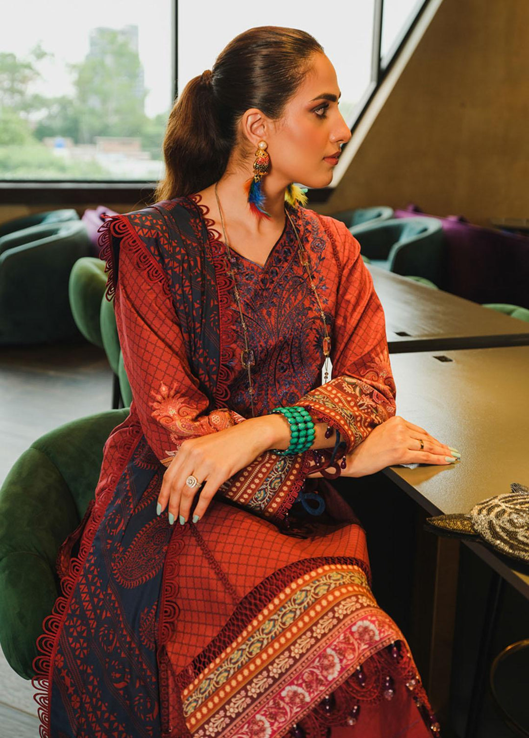 The Winter Affair By Rang Rasiya Embroidered Cotton Suits Unstitched 3 Piece RR22WA 08 Haya - Winter Collection