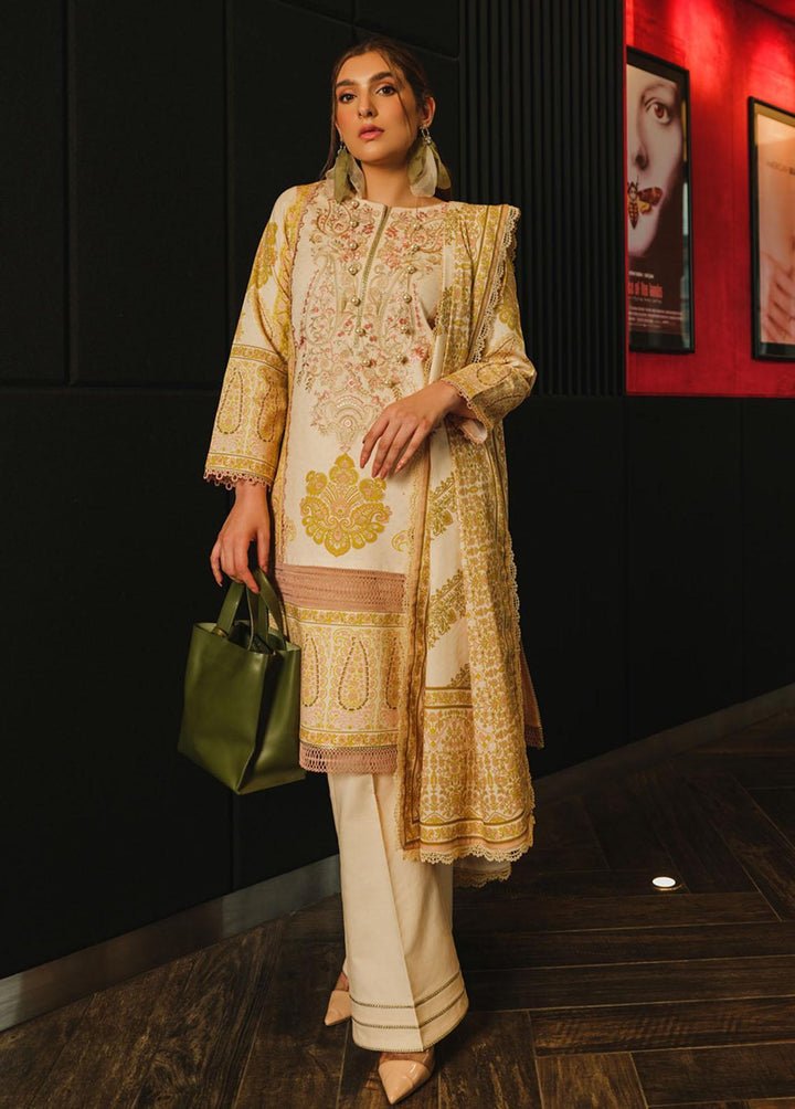 The Winter Affair By Rang Rasiya Embroidered Cotton Suits Unstitched 3 Piece RR22WA 10 Nosheen - Winter Collection