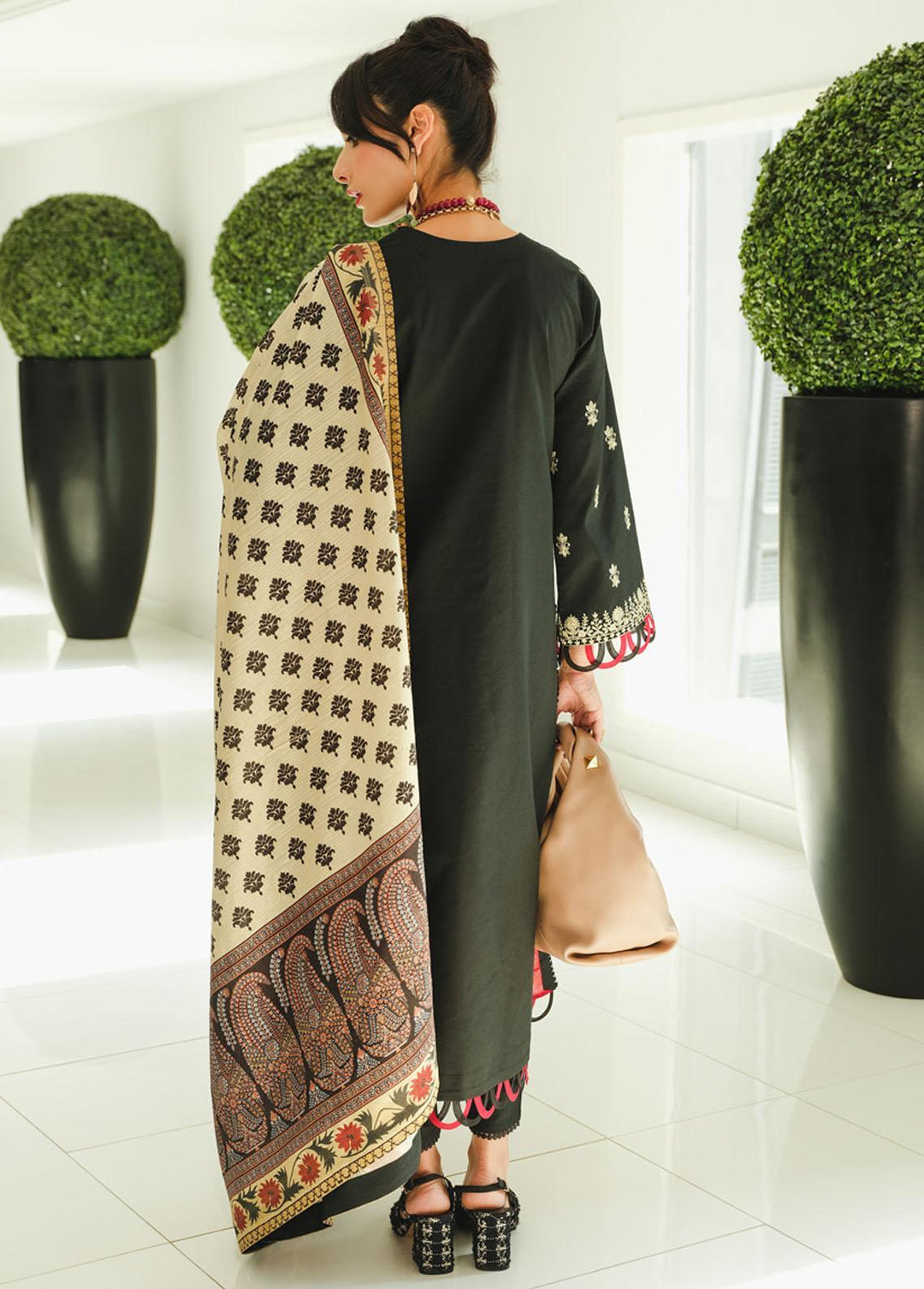 The Winter Affair By Rang Rasiya Embroidered Cotton Suits Unstitched 3 Piece RR22WA 11 Neziha - Winter Collection