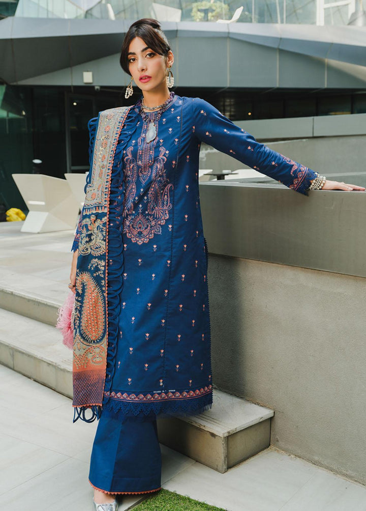 The Winter Affair By Rang Rasiya Embroidered Cotton Suits Unstitched 3 Piece RR22WA 12 Dilnaz - Winter Collection