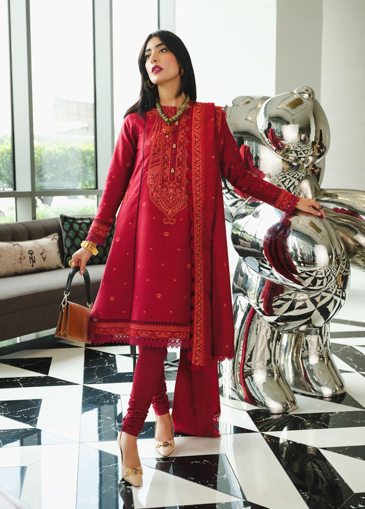 The Winter Affair By Rang Rasiya Embroidered Cotton Suits Unstitched 3 Piece RR22WA 13 Banno - Winter Collection