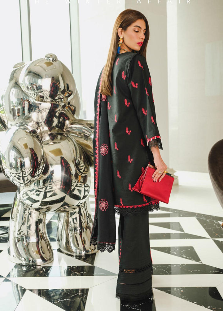 The Winter Affair By Rang Rasiya Embroidered Cotton Satin Suits Unstitched 3 Piece RR22WA 14 Mahroosh - Winter Collection