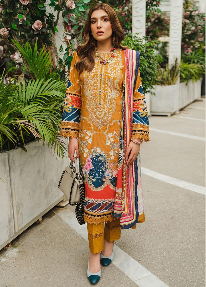 The Winter Affair By Rang Rasiya Embroidered Linen Suits Unstitched 3 Piece RR22WA 20 Nazmeen - Winter Collection