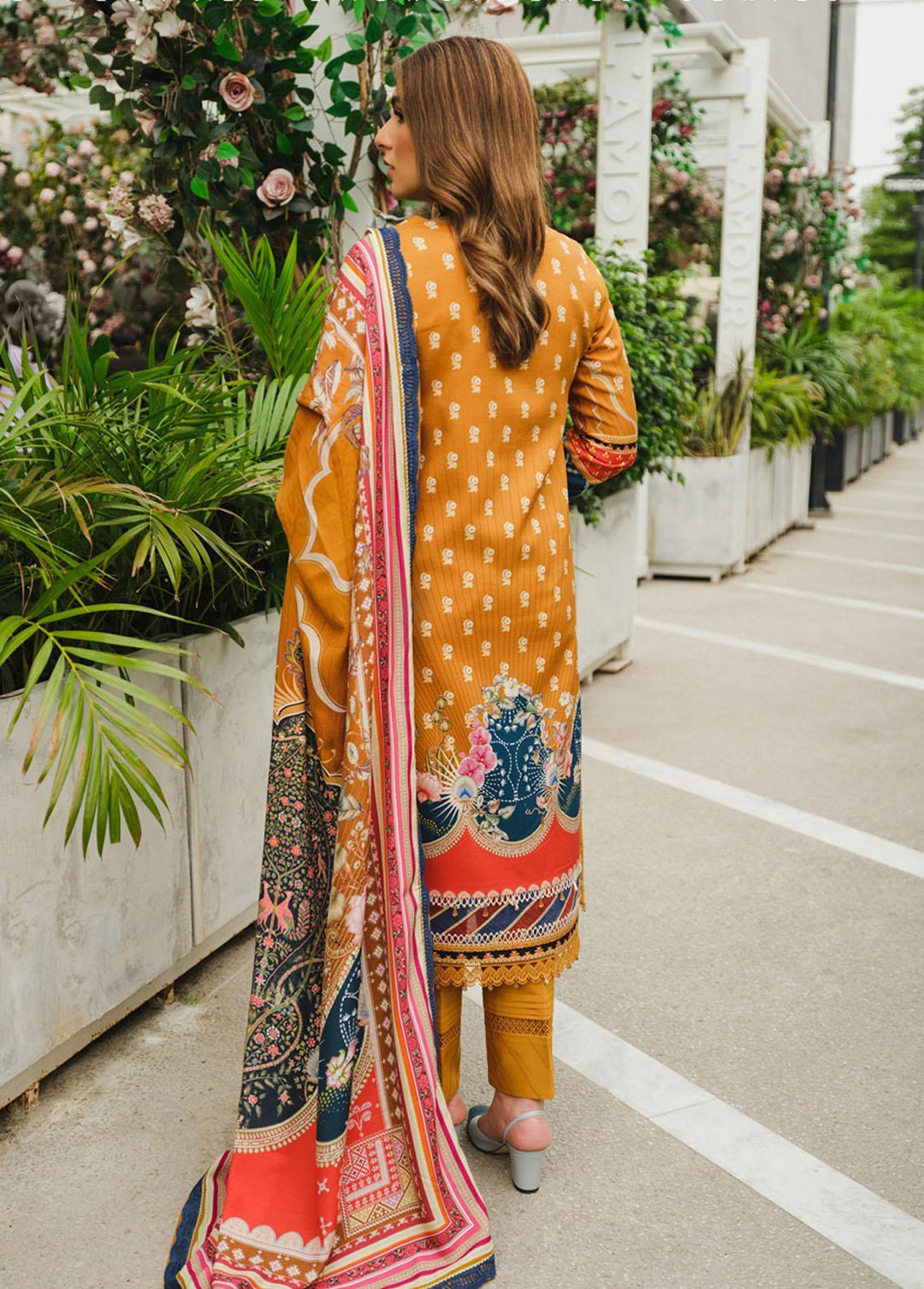 The Winter Affair By Rang Rasiya Embroidered Linen Suits Unstitched 3 Piece RR22WA 20 Nazmeen - Winter Collection