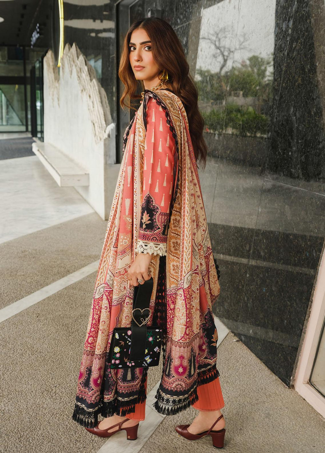 The Winter Affair By Rang Rasiya Embroidered Linen Suits Unstitched 3 Piece RR22WA 24 Anayah - Winter Collection