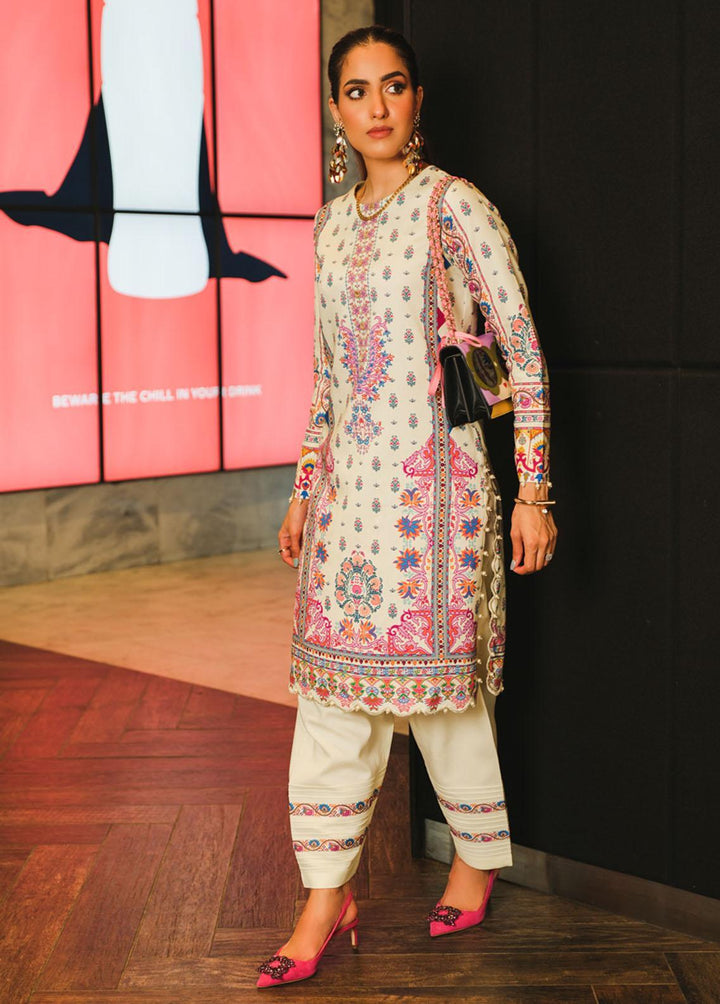 The Winter Affair By Rang Rasiya Printed Linen  Unstitched Kurti RR22WA 26 Merab - Winter Collection