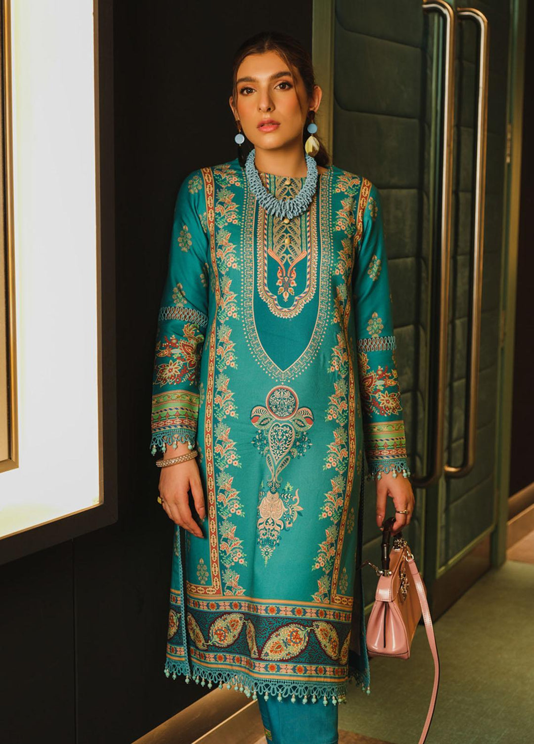 The Winter Affair By Rang Rasiya Printed Linen  Unstitched Kurti RR22WA 30 Shahay - Winter Collection
