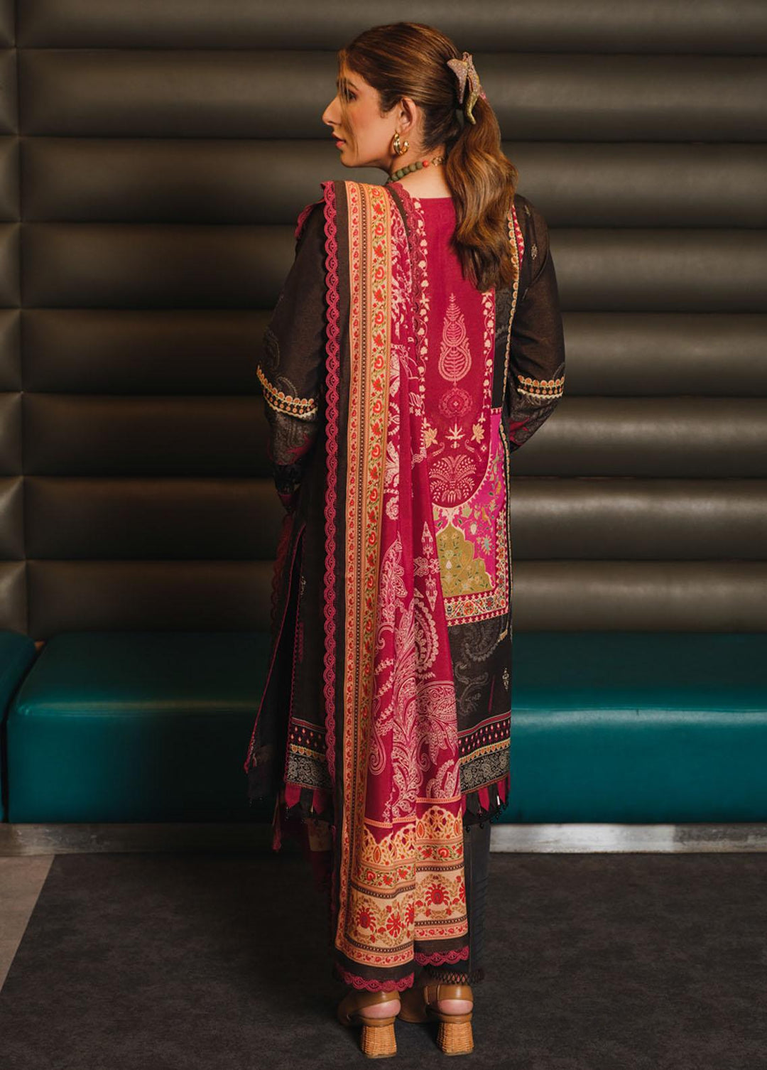 The Winter Affair By Rang Rasiya Printed Chambray Suits Unstitched 3 Piece RR22WA 31 Rahmeen - Winter Collection