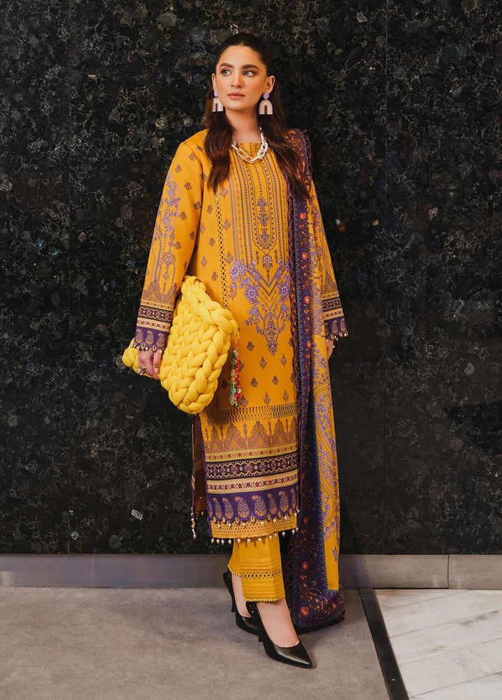 The Winter Affair By Rang Rasiya Printed Chambray Suits Unstitched 3 Piece RR22WA 33 Mehak - Winter Collection