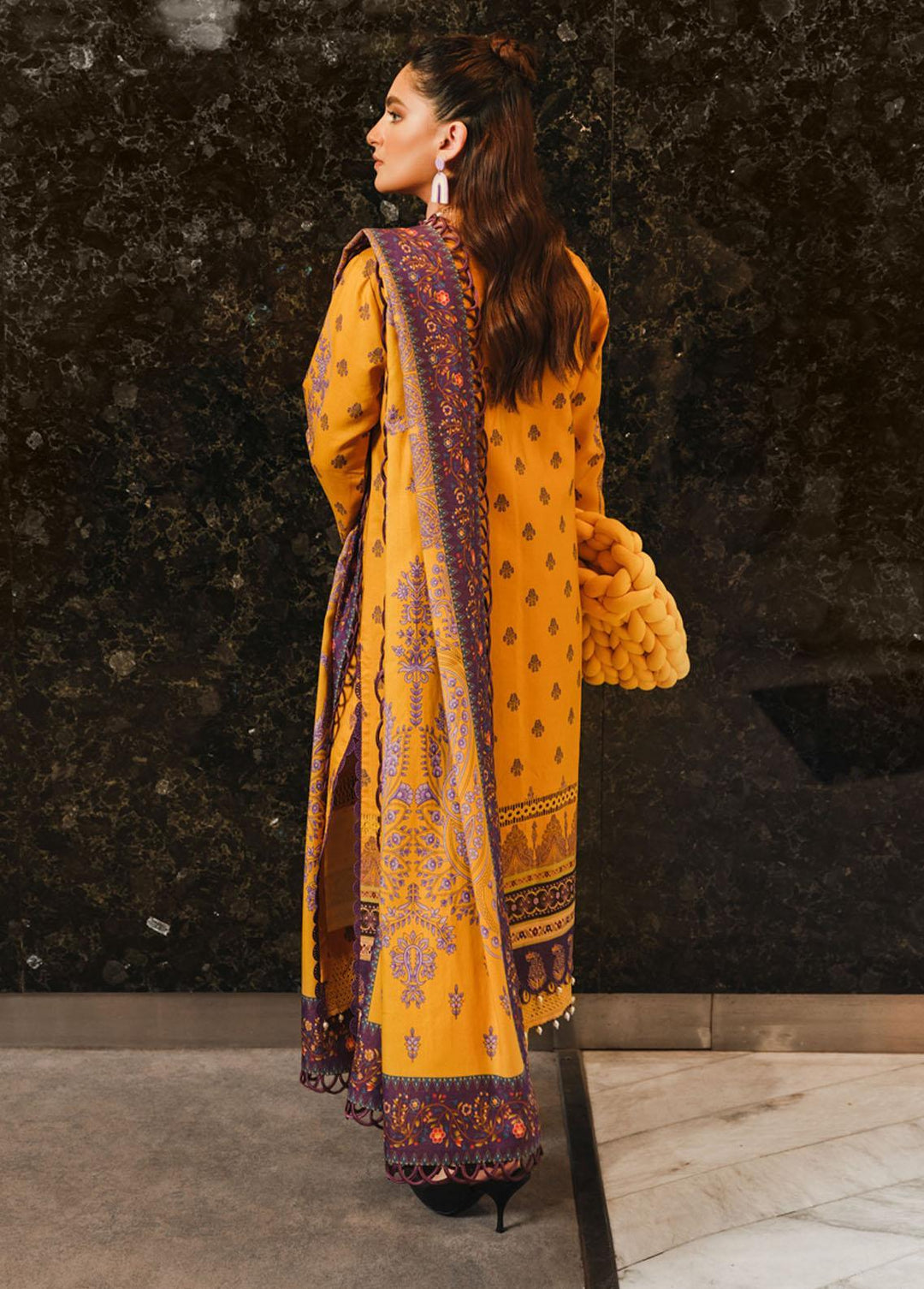 The Winter Affair By Rang Rasiya Printed Chambray Suits Unstitched 3 Piece RR22WA 33 Mehak - Winter Collection