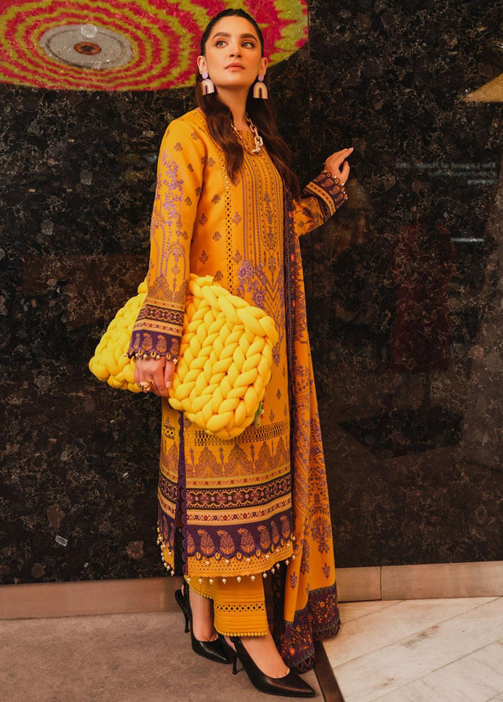 The Winter Affair By Rang Rasiya Printed Chambray Suits Unstitched 3 Piece RR22WA 33 Mehak - Winter Collection