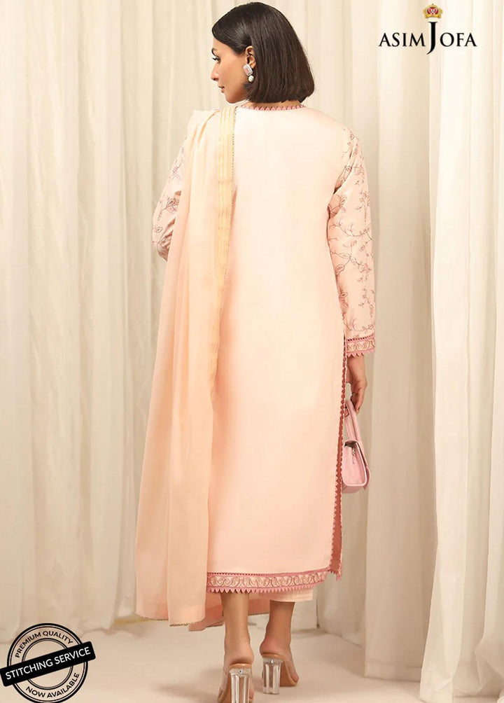 Essentials By Asim Jofa Embroidered Cambric Suits Unstitched 3 Piece AJ22WE AJWE-07 - Winter Collection