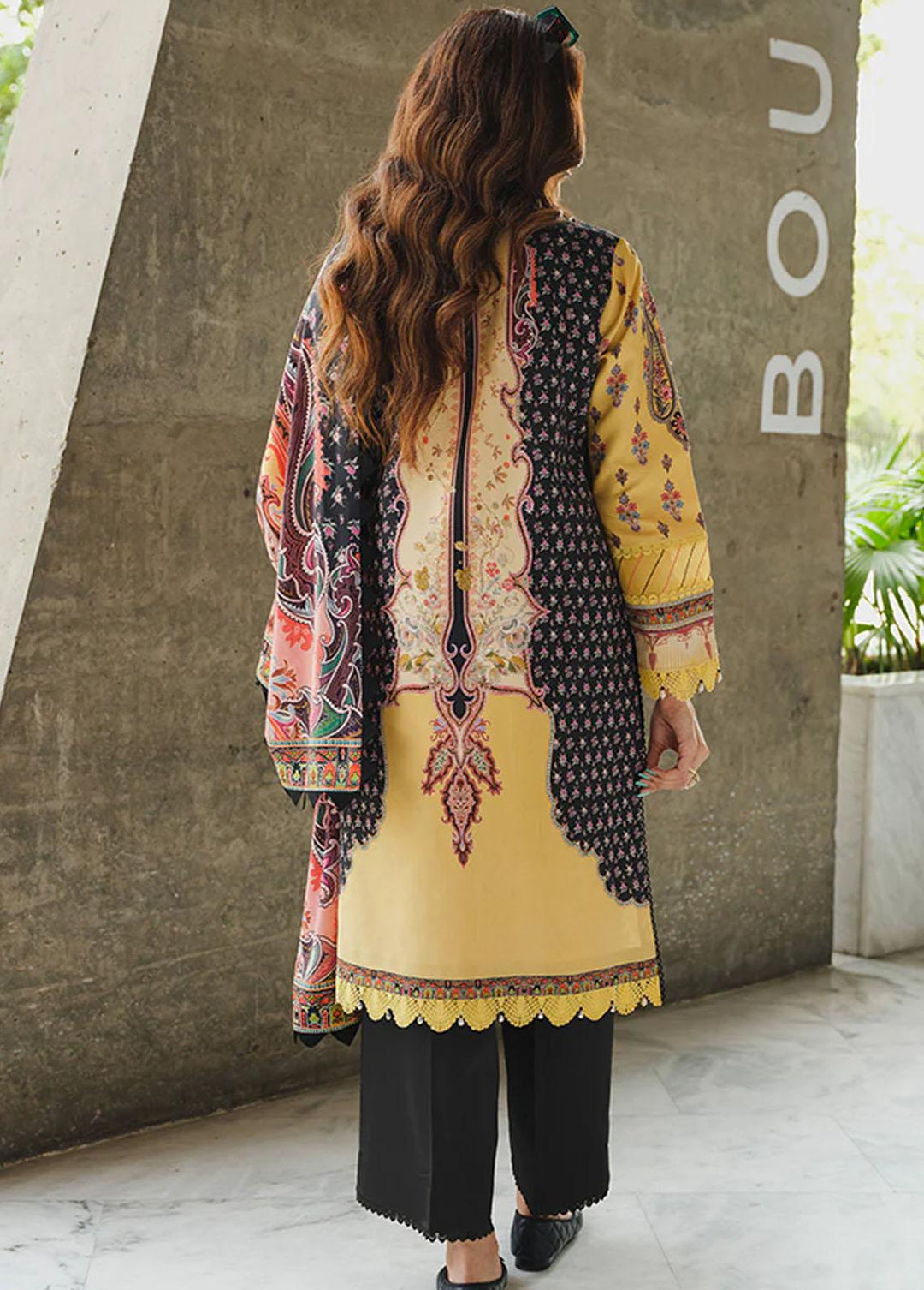 The Winter Affair By Rang Rasiya Embroidered Linen Suits Unstitched 3 Piece RR22WA 17 Meer - Winter Collection