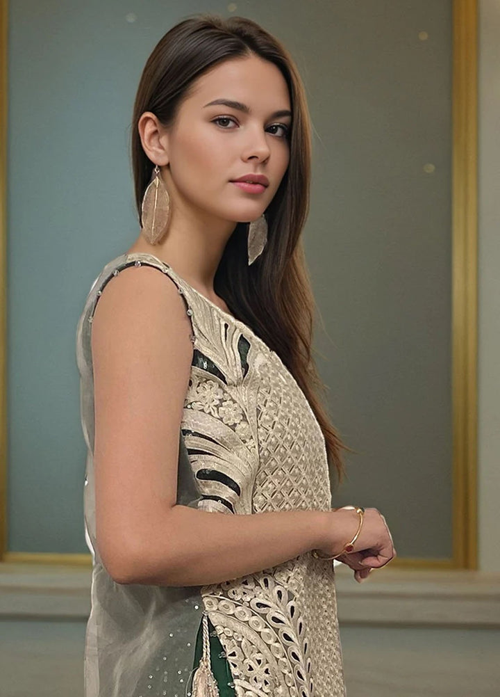 Thread and Motifs Pret Embroidered Organza 2 Piece 9542