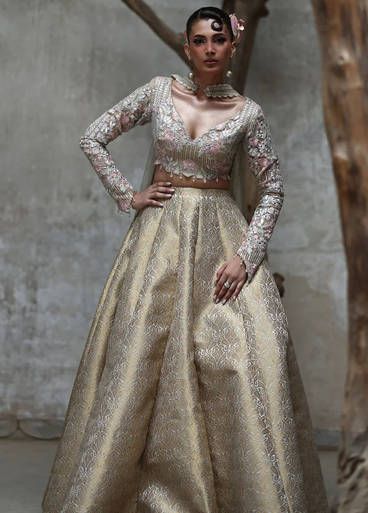 Thread and Motifs Pret Embroidered Organza 3 piece Suit 9124.3