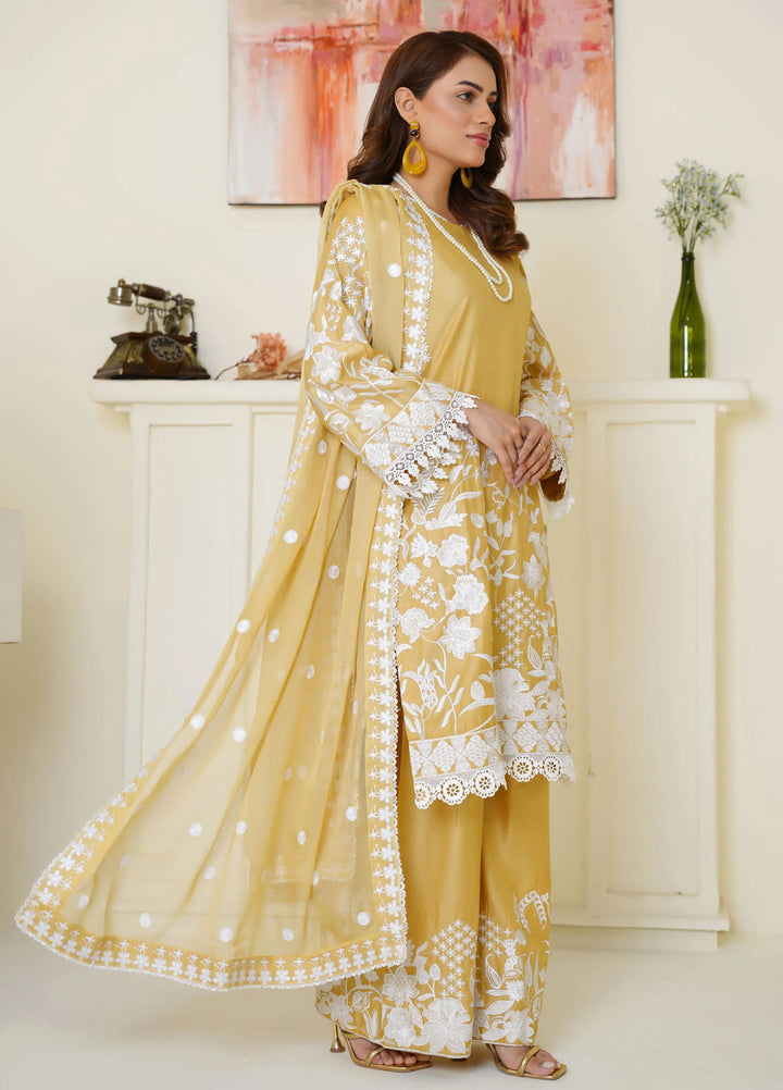 Thread And Weaves Pret Embroidered Viscose 3 Piece Suit RTWV25102S