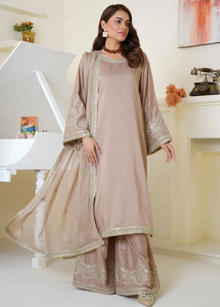 Thread And Weaves Pret Embroidered Viscose 3 Piece Suit RTWV25105S