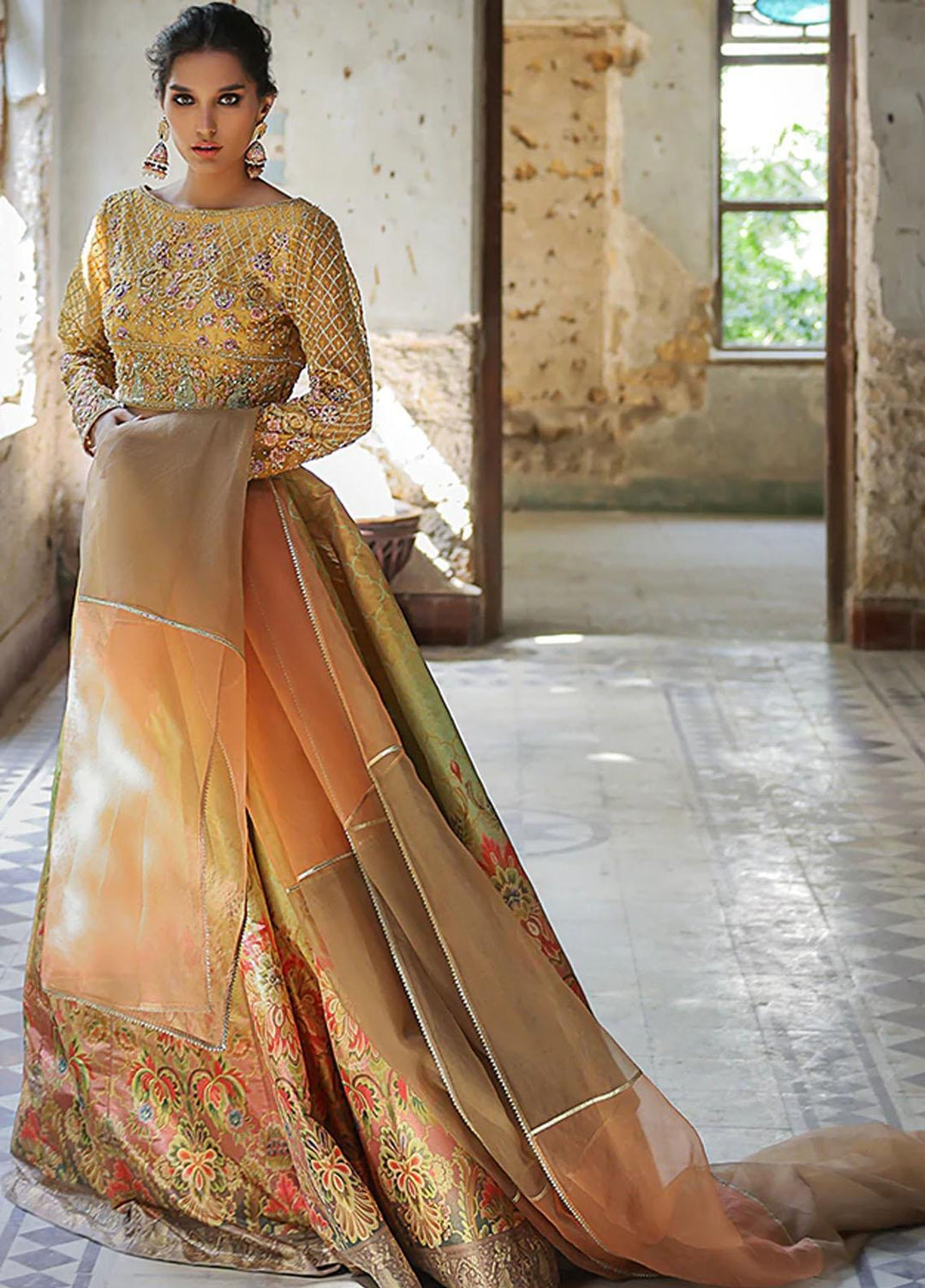 Threads & Motifs Pret  Organza Lehenga and Blouse THM21F 7468