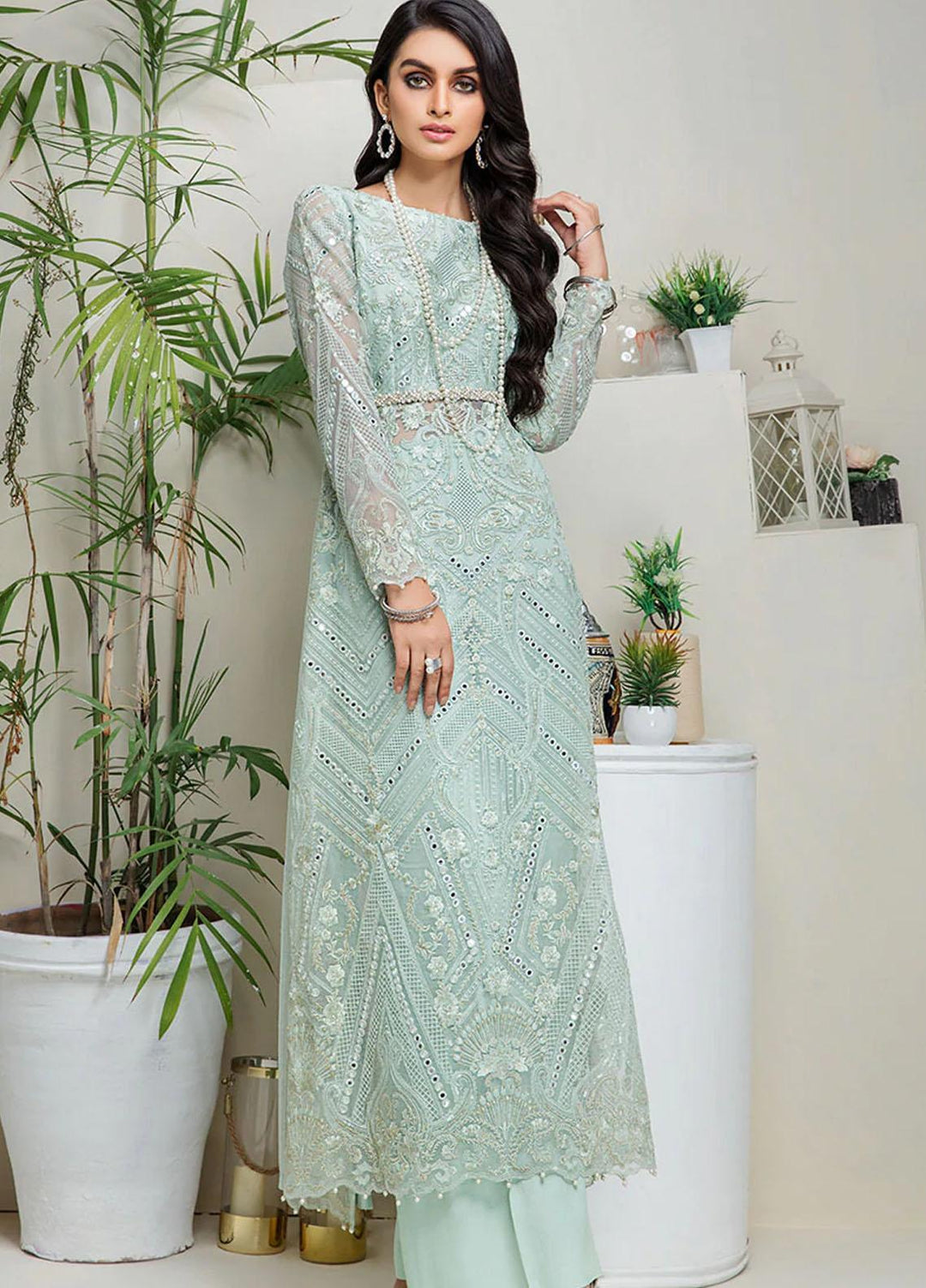 Threads & Motifs Pret  Organza Shirt THM21F 6682.1 - F