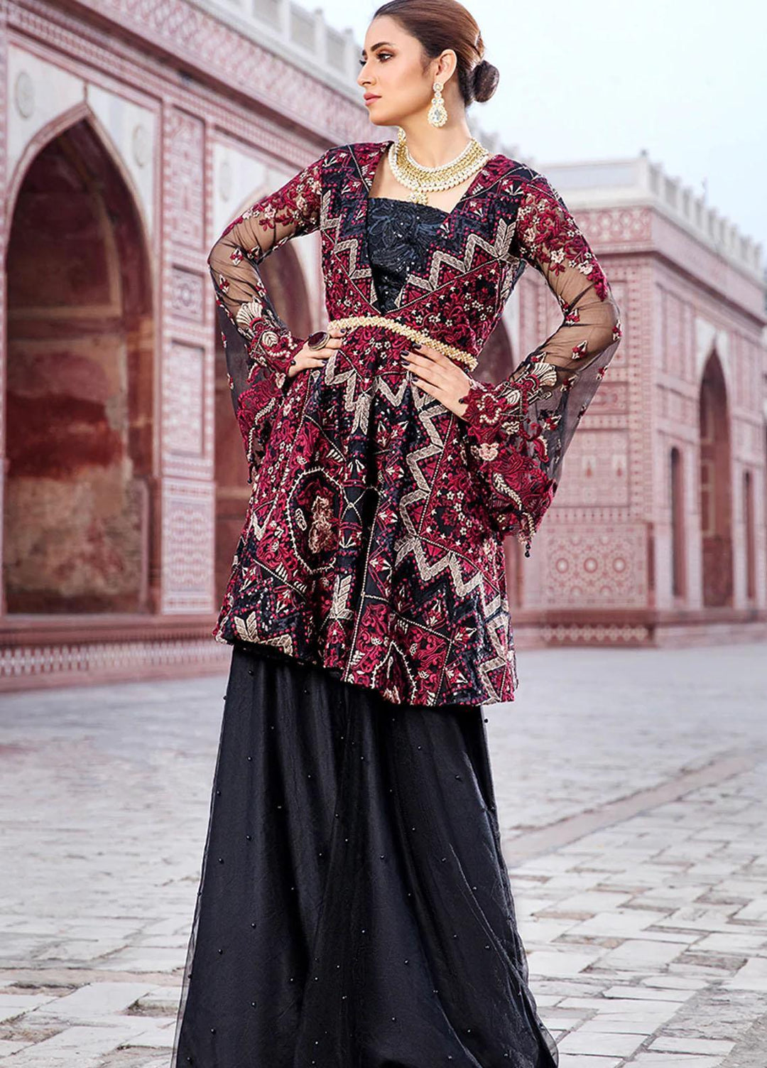 Threads & Motifs Pret  Net Shirt THM21F 6247 Black