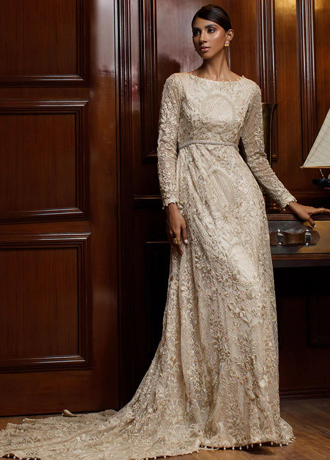 Threads & Motifs Luxury Pret  Net Dress THM22F 7680