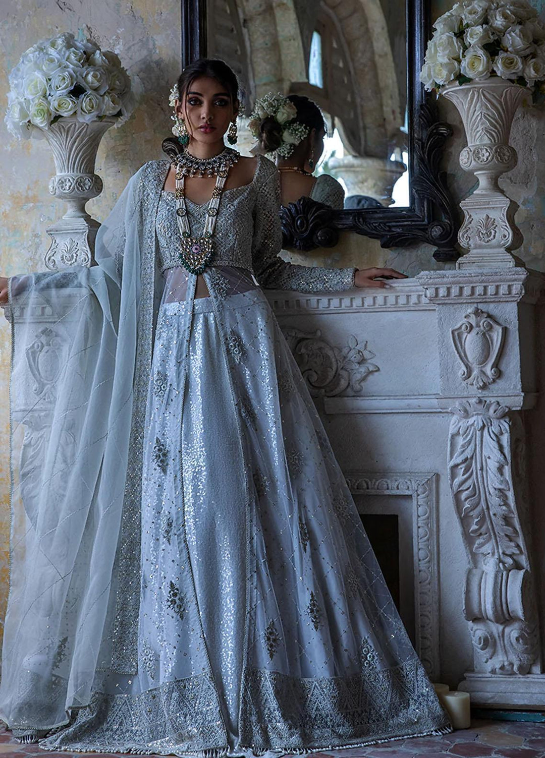 Threads & Motifs Pret  Net 2 Piece Dress THM21F 7707