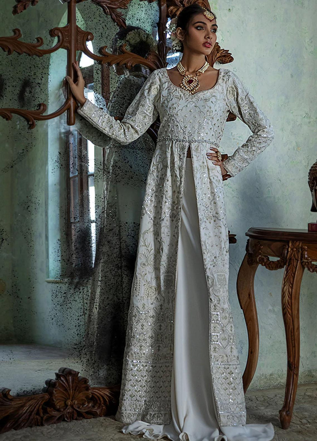 Threads & Motifs Pret  Chiffon Shirt THM21F 7049