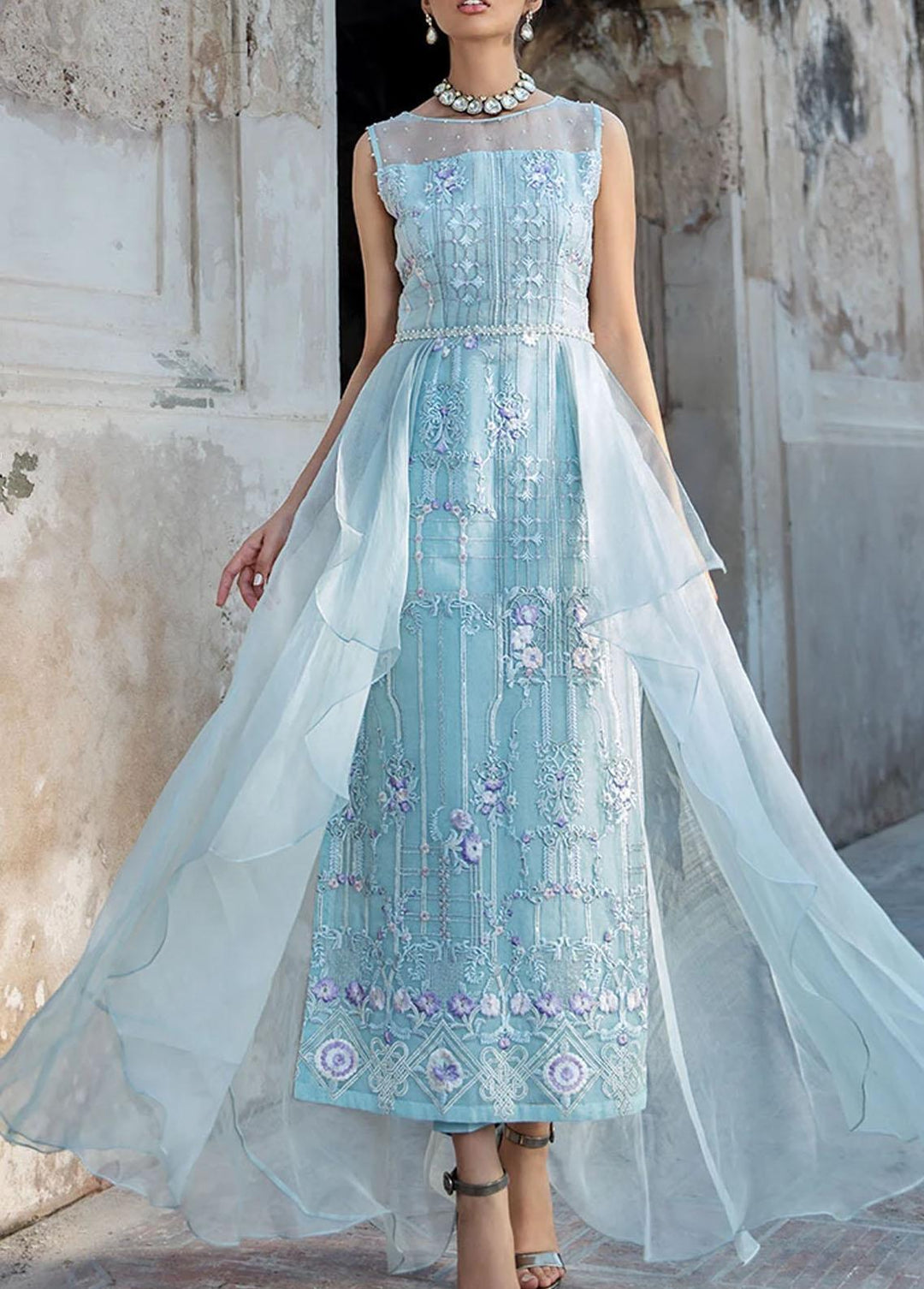 Threads & Motifs Pret Formal Organza Kurties THM21F 6679.1