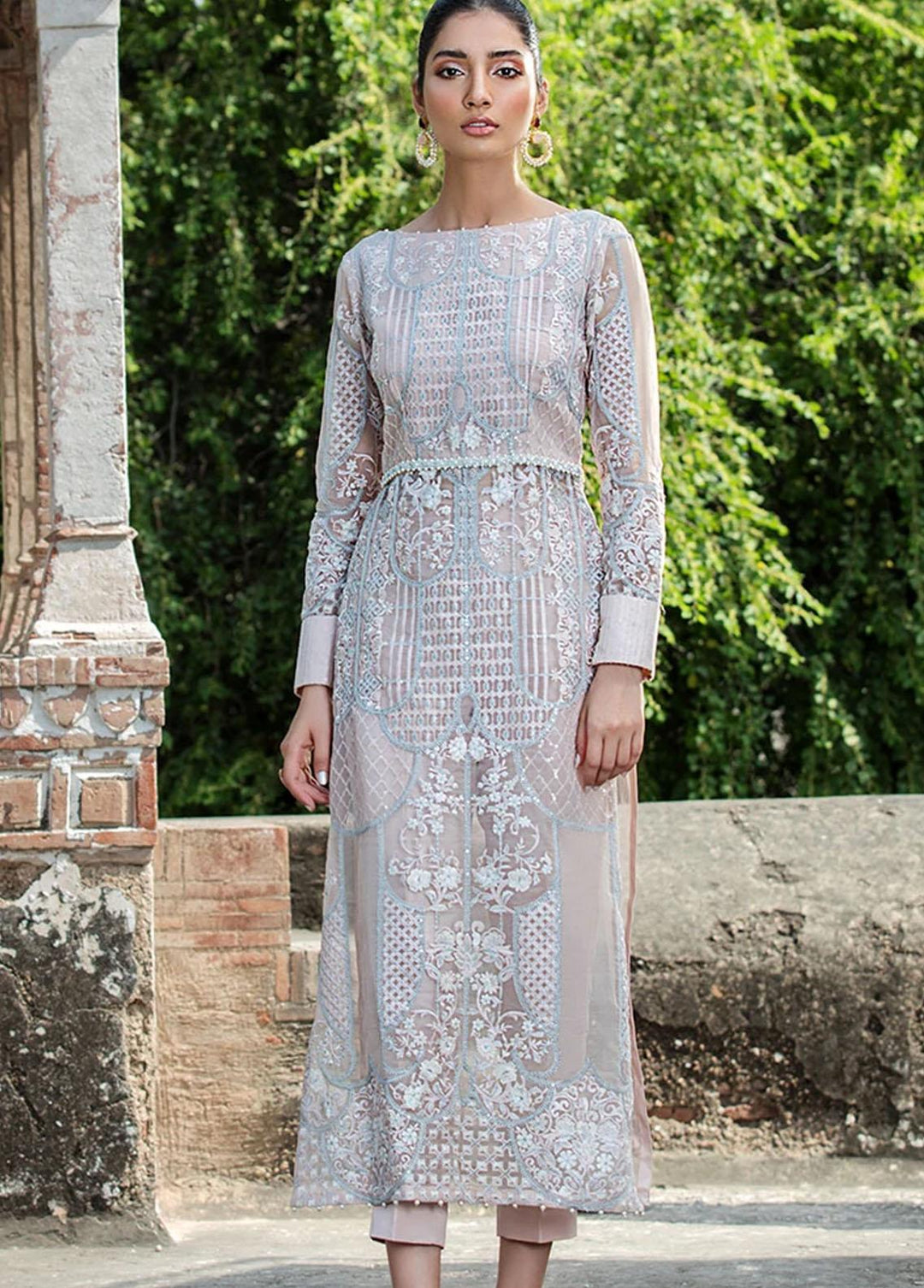 Threads & Motifs Pret Formal Organza Kurties THM21F 6690.1