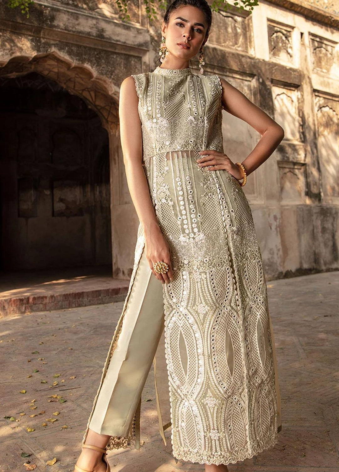 Threads & Motifs Pret Formal Organza Kurties THM21F 6713.1