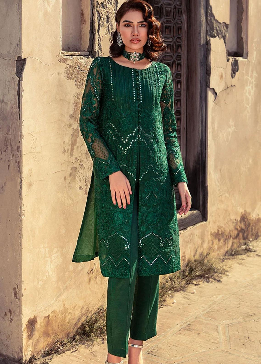 Threads & Motifs Pret Formal Organza Kurties THM21F 6715.1