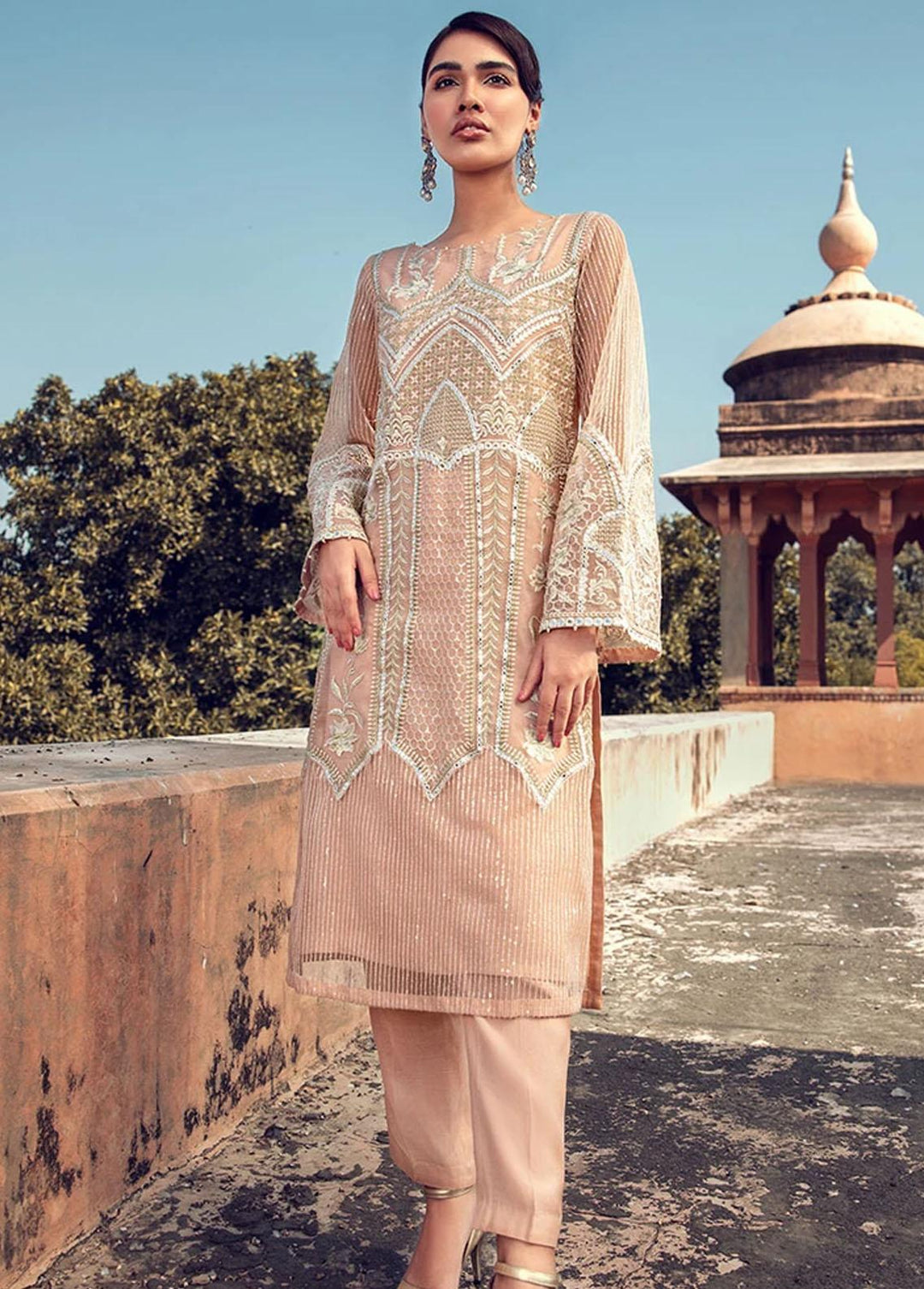 Threads & Motifs Pret Formal Organza Kurties THM21F 6835.1-p