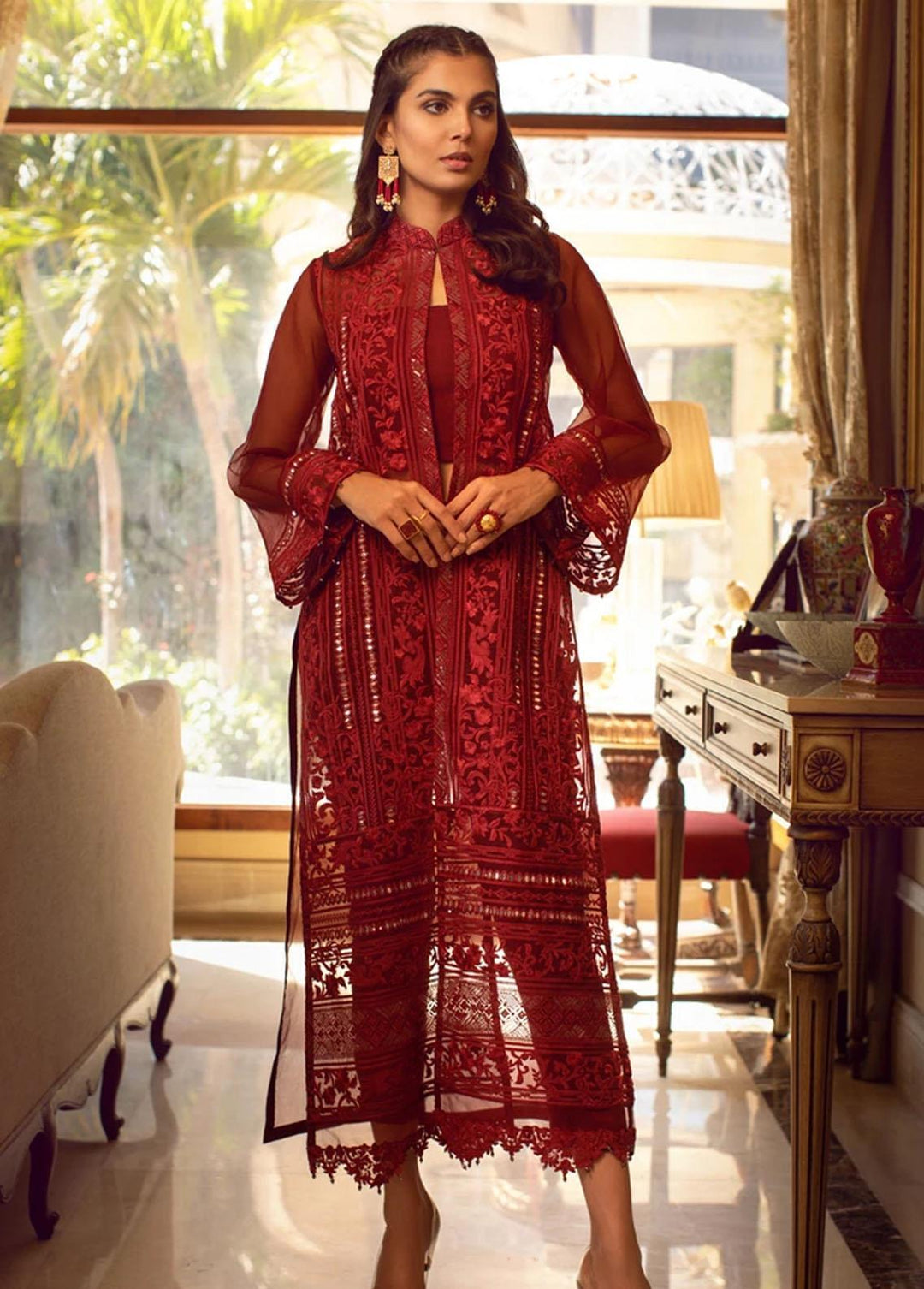 Threads & Motifs Pret Formal Organza Kurties THM21F 6917