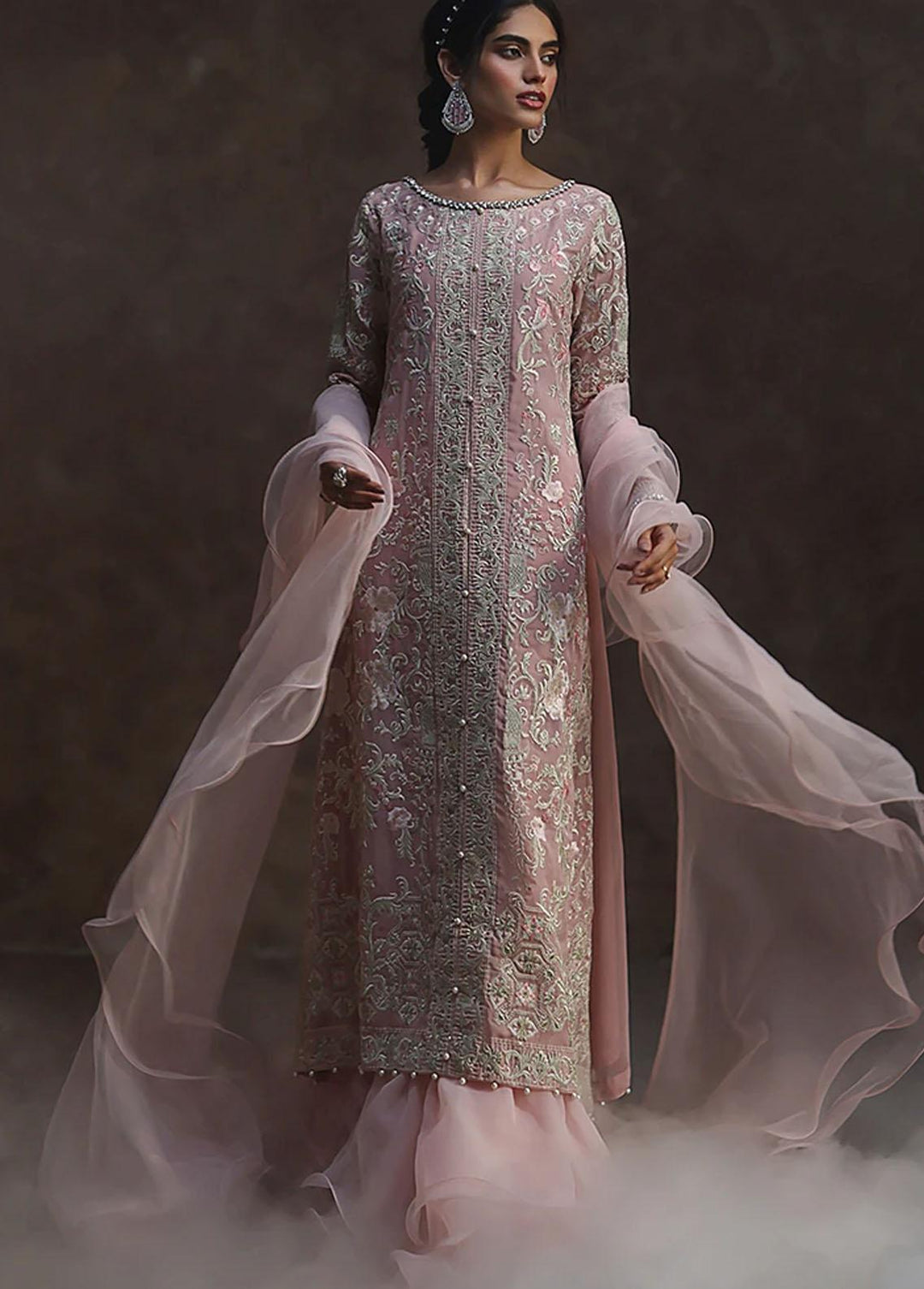Threads & Motifs Pret Formal Chiffon Dress THM21F 7035