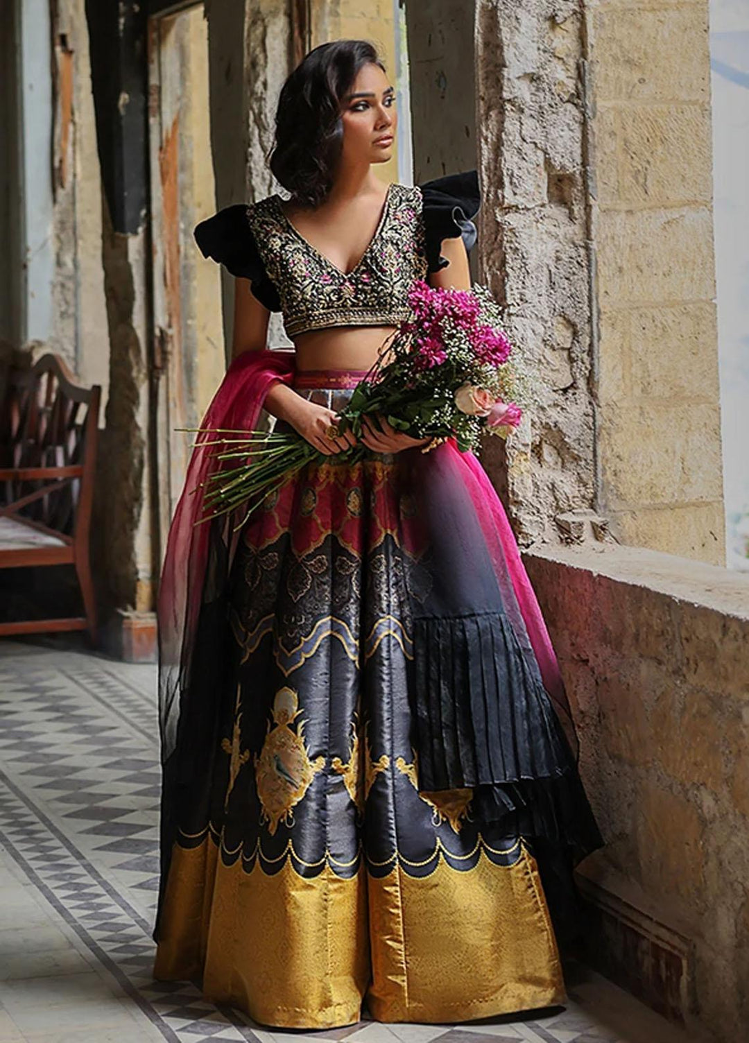Threads & Motifs Pret Formal Velvet 2 Piece THM21F 7474