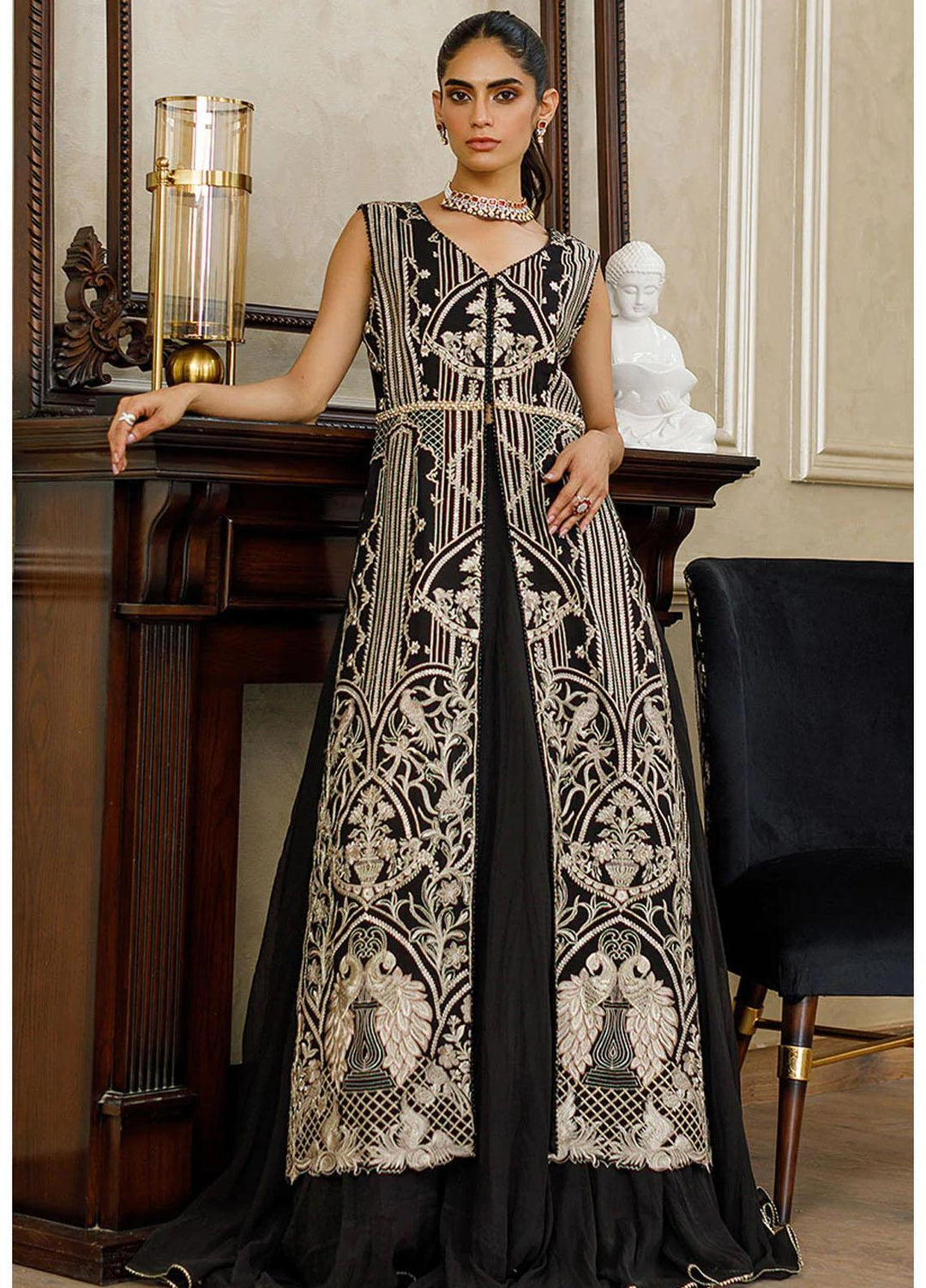 Threads & Motifs Luxury Pret  Chiffon 1  Piece Dress 8188.1
