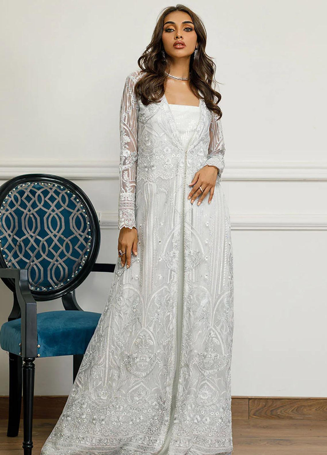 Threads & Motifs Pret Formal Wear Net Jacket 8258
