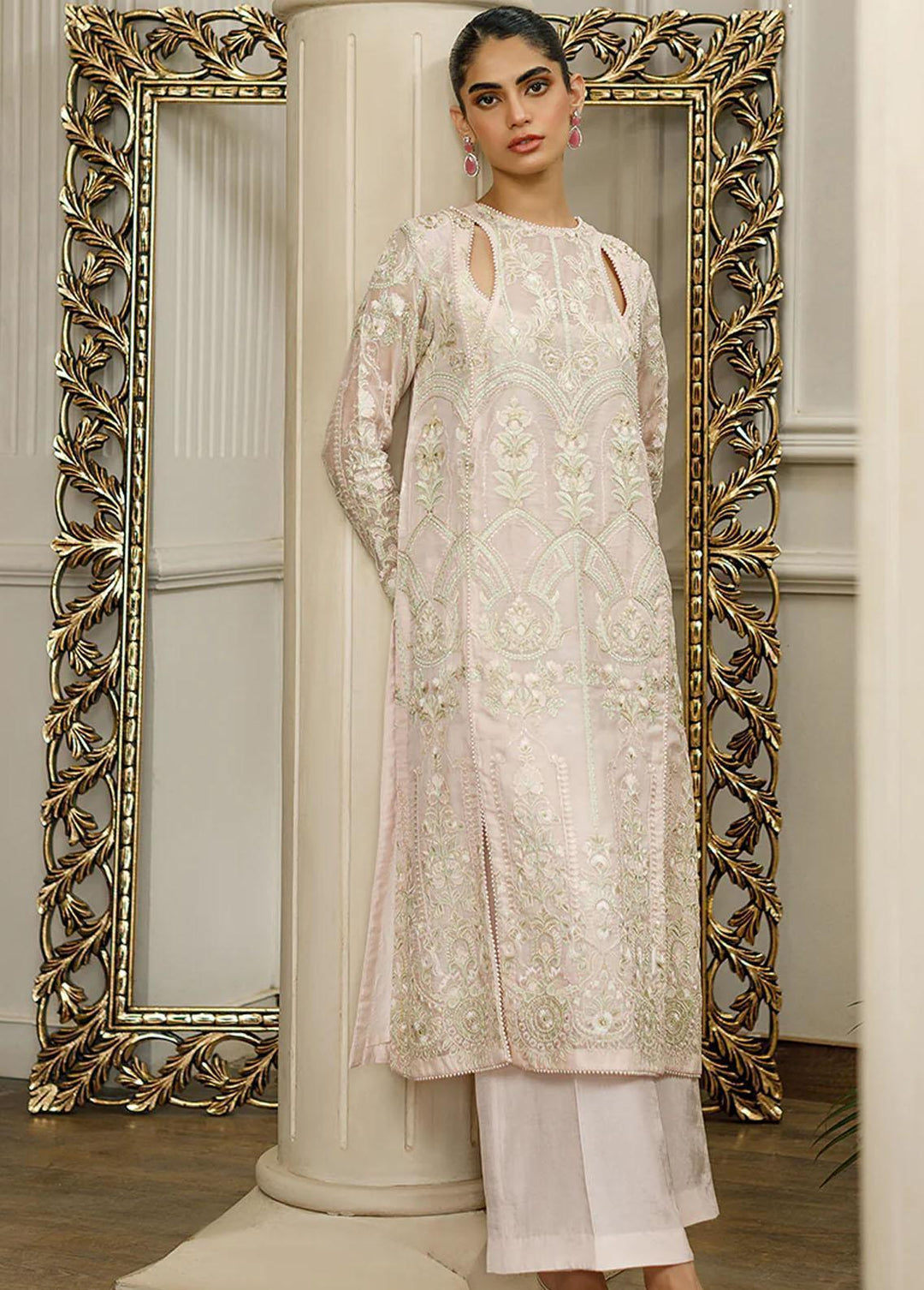 Threads & Motifs Pret Embroidered Organza Dress 8390.1