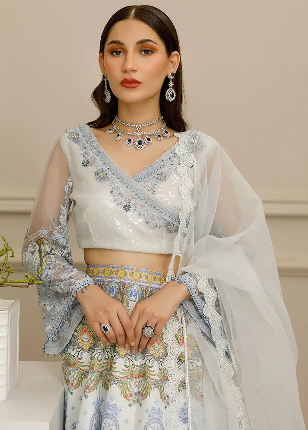 Threads & Motifs Pret Formal Wear Net 2 Piece Suit 8399