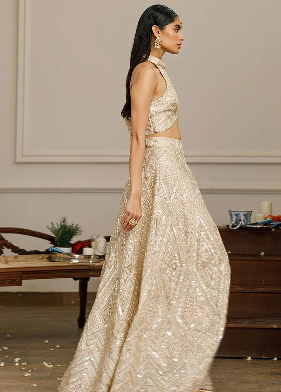 Threads & Motifs Pret Formal Wear Organza 2 Piece Suit 8442