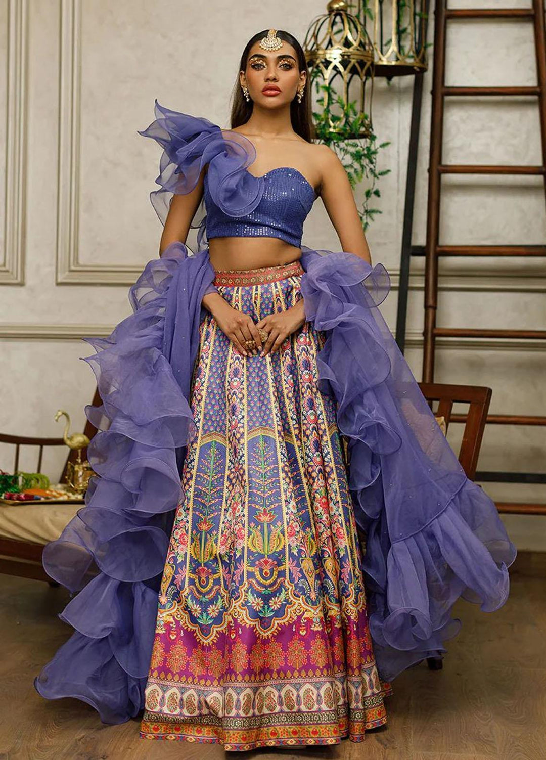 Threads & Motifs Pret Formal Wear Organza 2 Piece Suit 8483