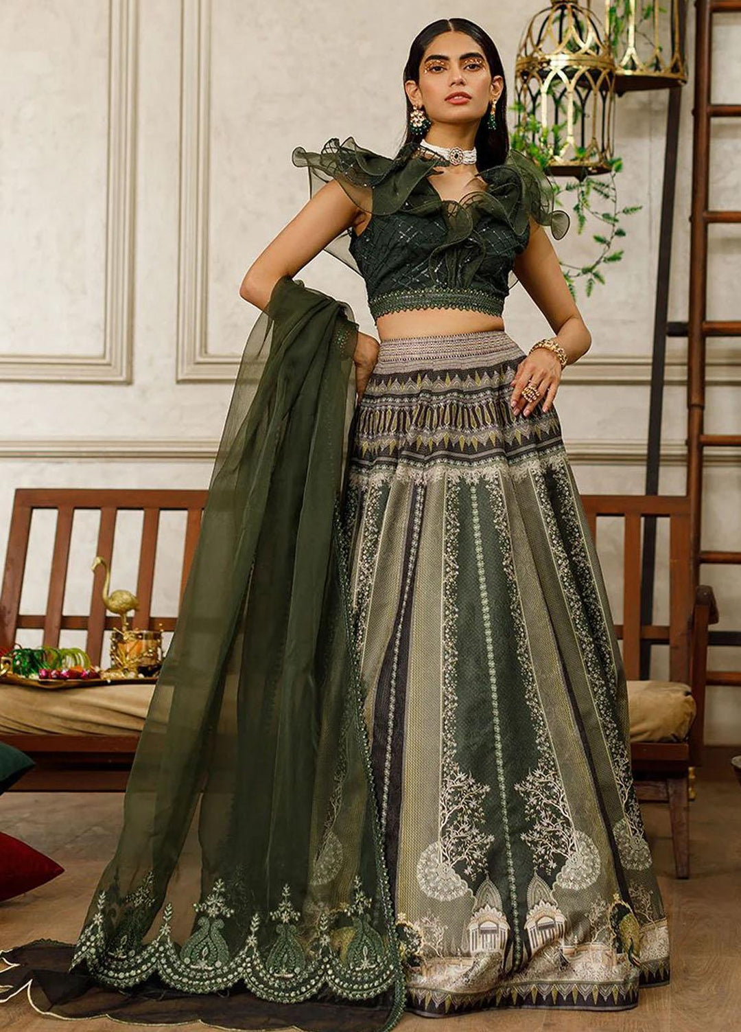 Threads & Motifs Pret Formal Wear Organza 2 Piece Suit 8485
