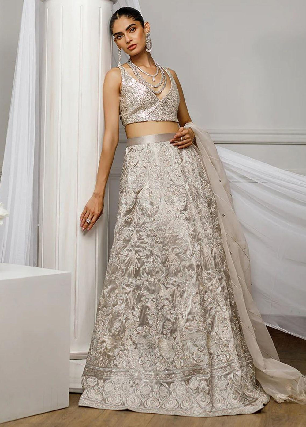 Threads & Motifs Pret Formal Wear Net 2 Piece Suit 8568