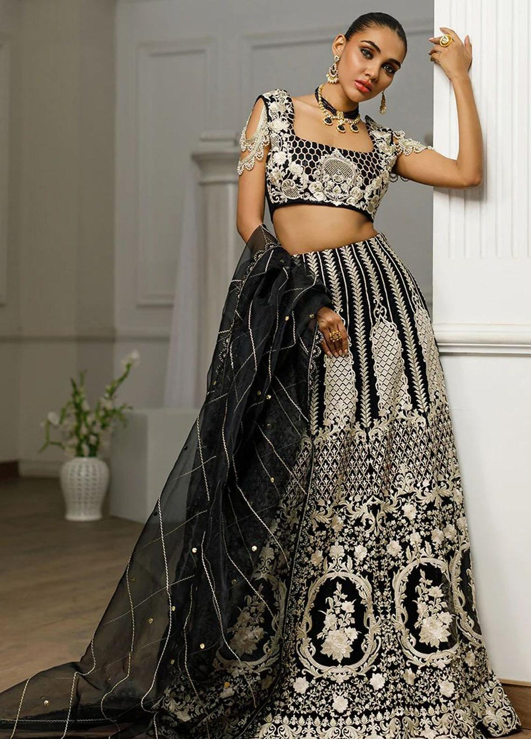 Threads & Motifs Pret Formal Wear Net 2 Piece Suit 8571