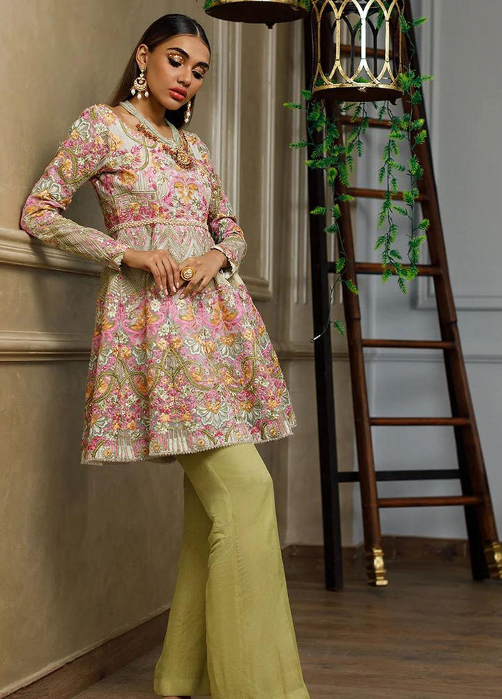 Threads & Motifs Pret Formal Wear Organza Peplum 8578