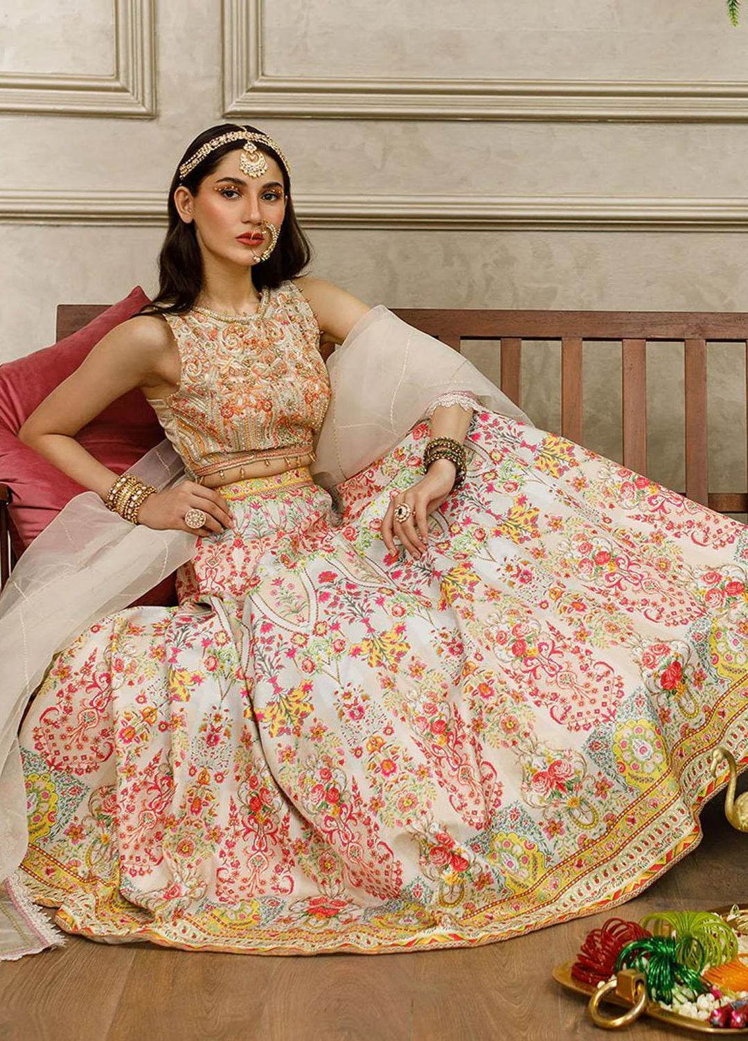 Threads & Motifs Pret Formal Wear Net 2 Piece Suit 8579
