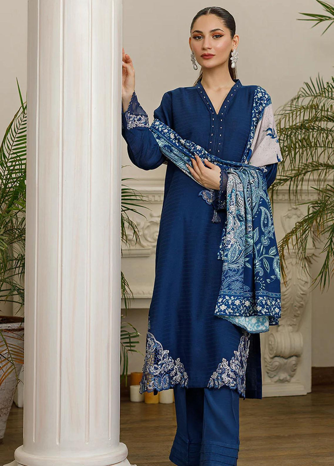 Threads & Motifs Pret Formal Crepe Kurti 8557