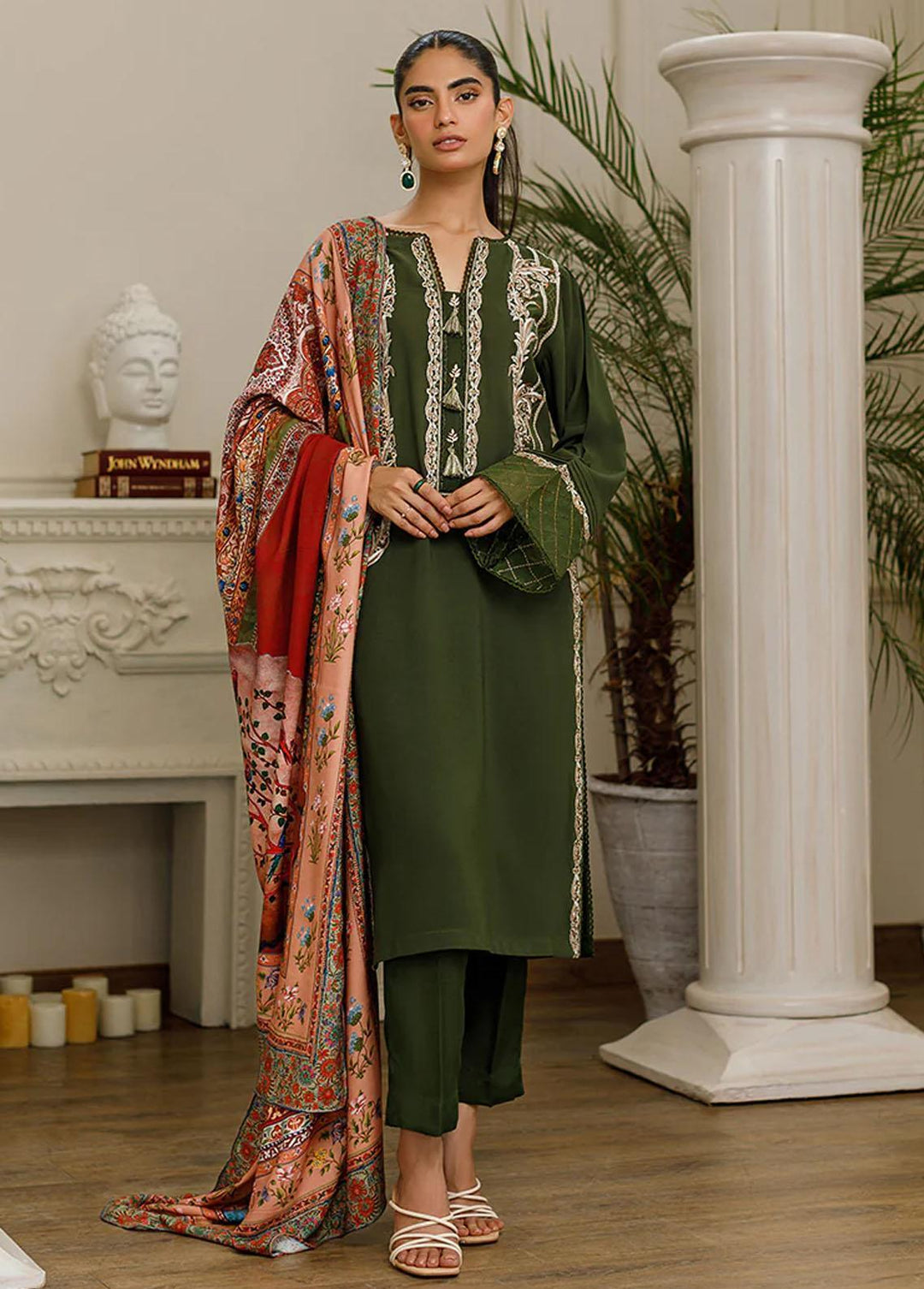 Threads & Motifs Pret Formal Crepe Kurti 8577